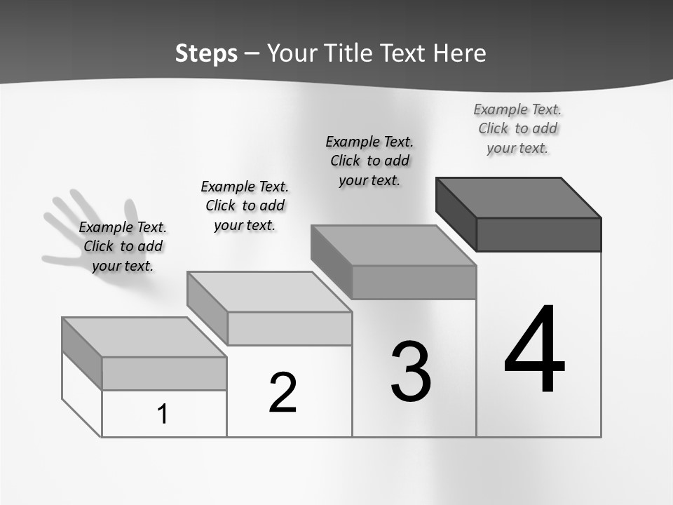 Girl Palm Body PowerPoint Template