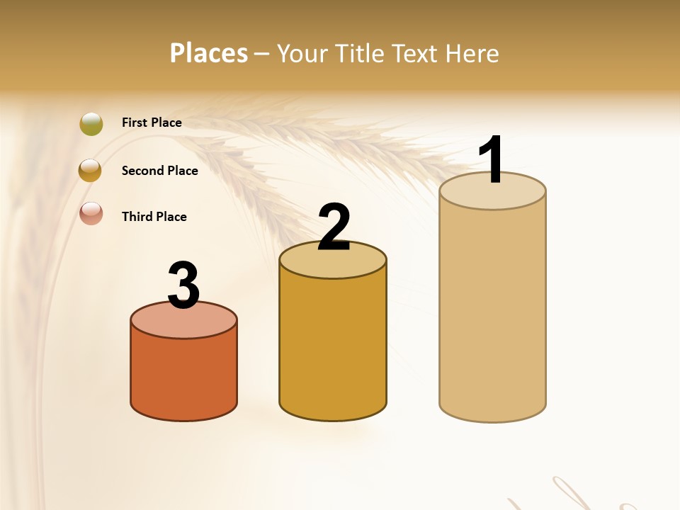 Wheat Agricultural Plant PowerPoint Template