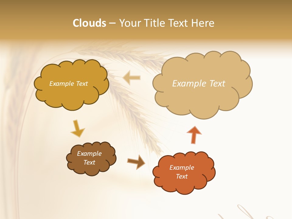 Wheat Agricultural Plant PowerPoint Template