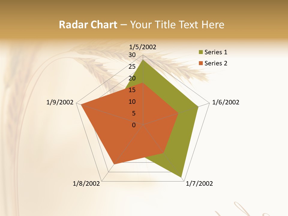 Wheat Agricultural Plant PowerPoint Template