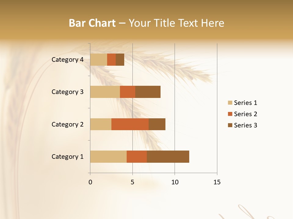 Wheat Agricultural Plant PowerPoint Template