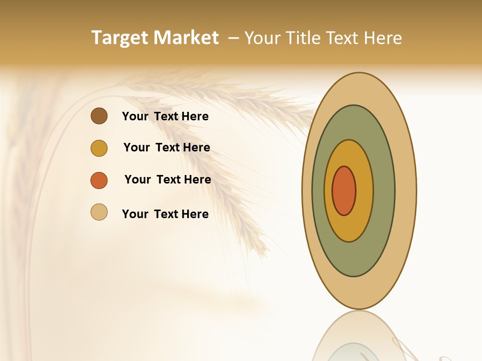 Wheat Agricultural Plant PowerPoint Template