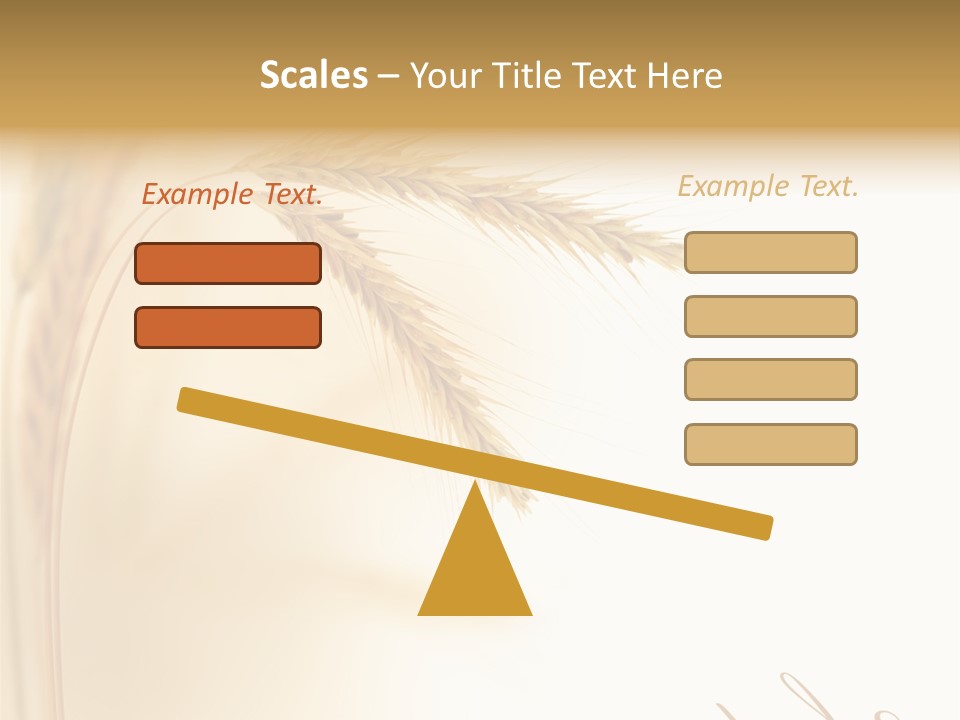 Wheat Agricultural Plant PowerPoint Template
