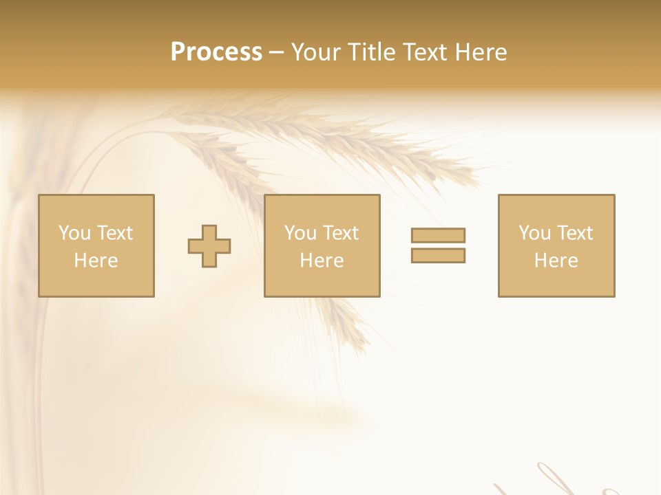 Wheat Agricultural Plant PowerPoint Template