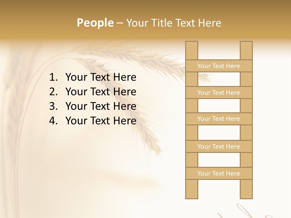 Wheat Agricultural Plant PowerPoint Template