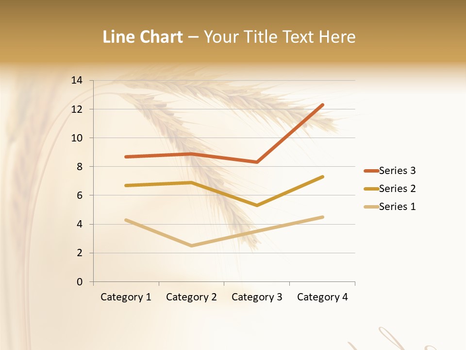 Wheat Agricultural Plant PowerPoint Template