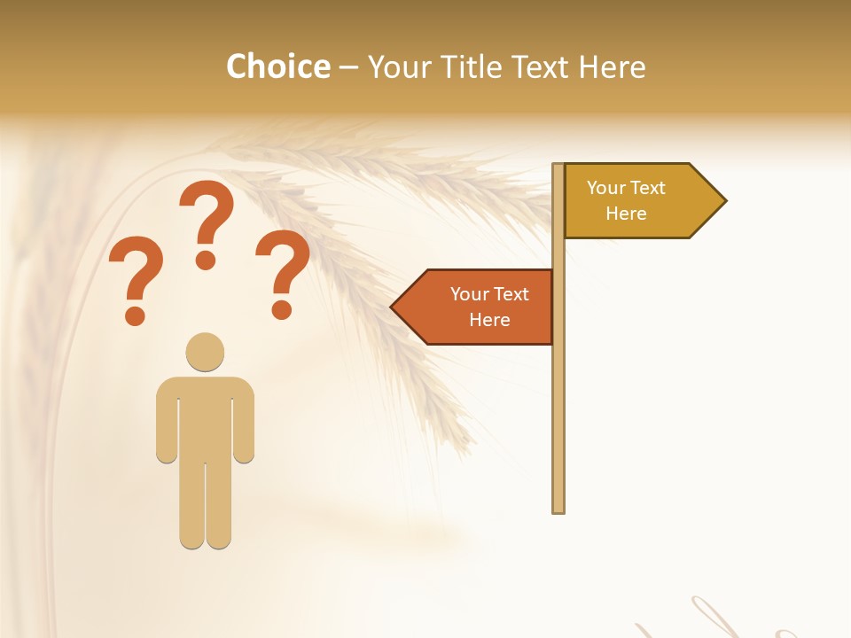 Wheat Agricultural Plant PowerPoint Template