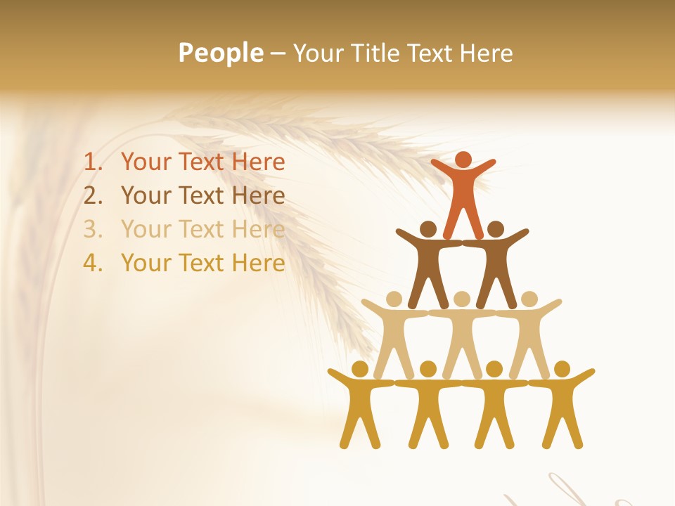 Wheat Agricultural Plant PowerPoint Template