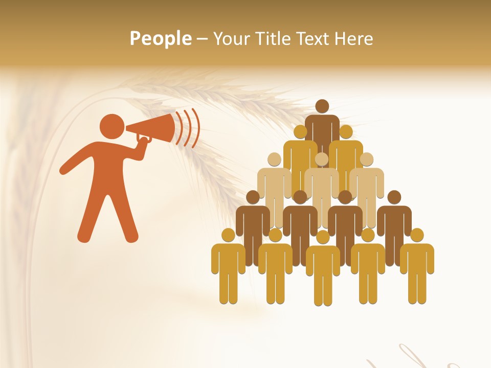 Wheat Agricultural Plant PowerPoint Template