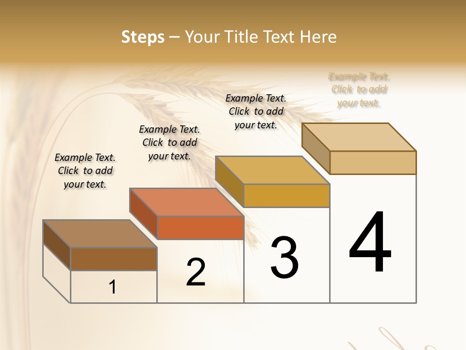 Wheat Agricultural Plant PowerPoint Template