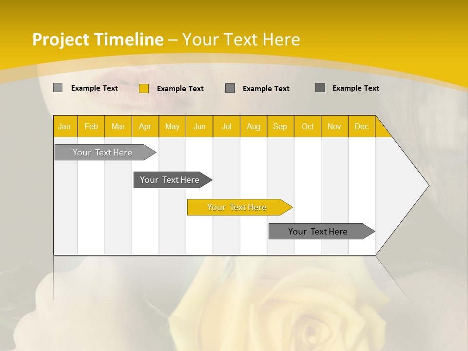 Portrait Young Bandage PowerPoint Template