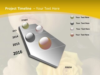 Portrait Young Bandage PowerPoint Template