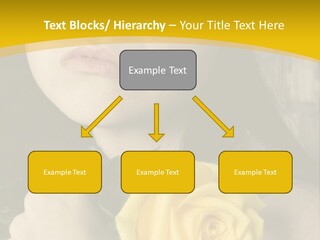Portrait Young Bandage PowerPoint Template