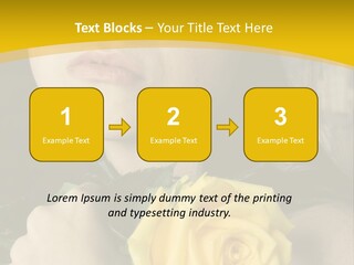Portrait Young Bandage PowerPoint Template