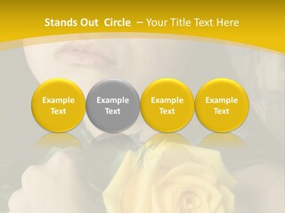 Portrait Young Bandage PowerPoint Template