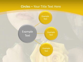 Portrait Young Bandage PowerPoint Template