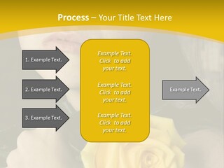 Portrait Young Bandage PowerPoint Template