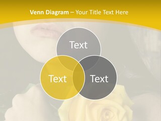 Portrait Young Bandage PowerPoint Template