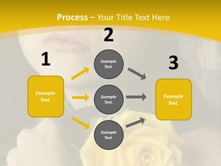 Portrait Young Bandage PowerPoint Template