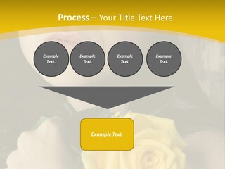Portrait Young Bandage PowerPoint Template