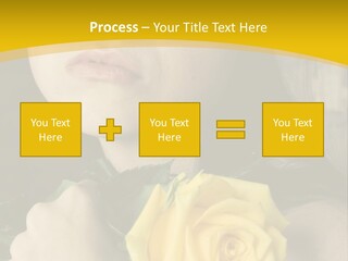 Portrait Young Bandage PowerPoint Template
