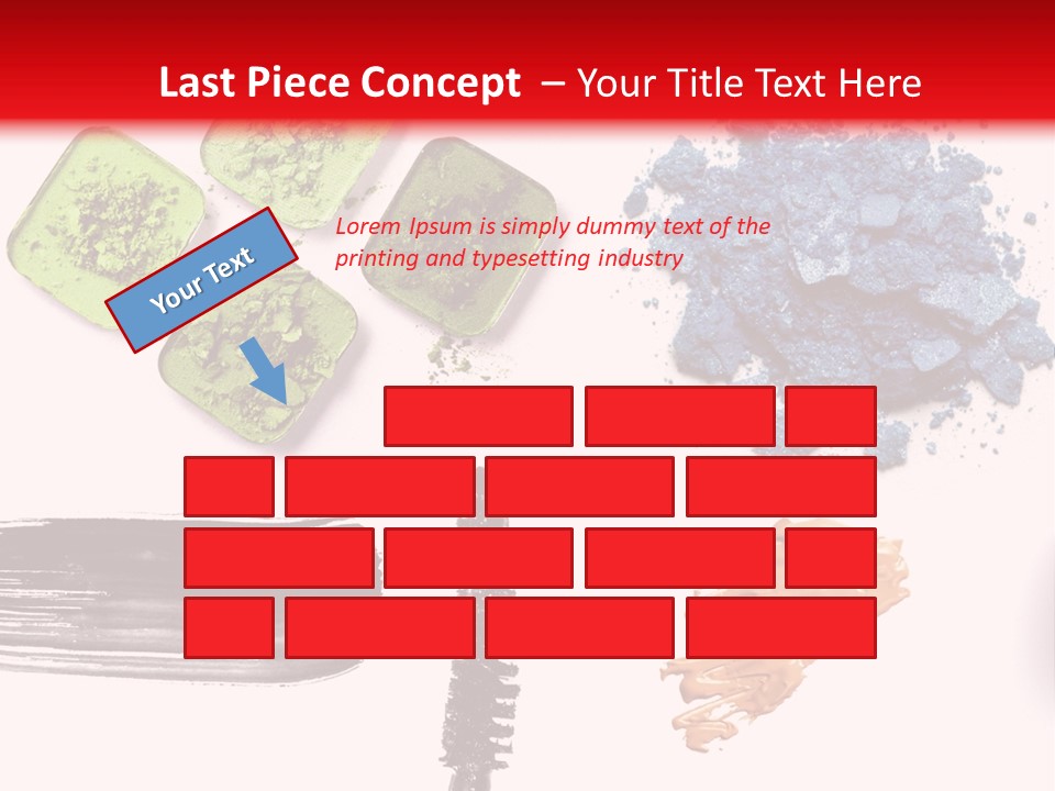 Make Lipstick Mascara PowerPoint Template