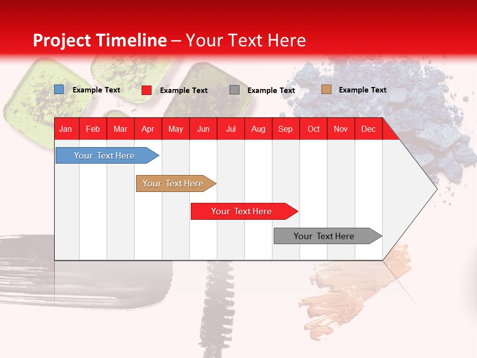 Make Lipstick Mascara PowerPoint Template
