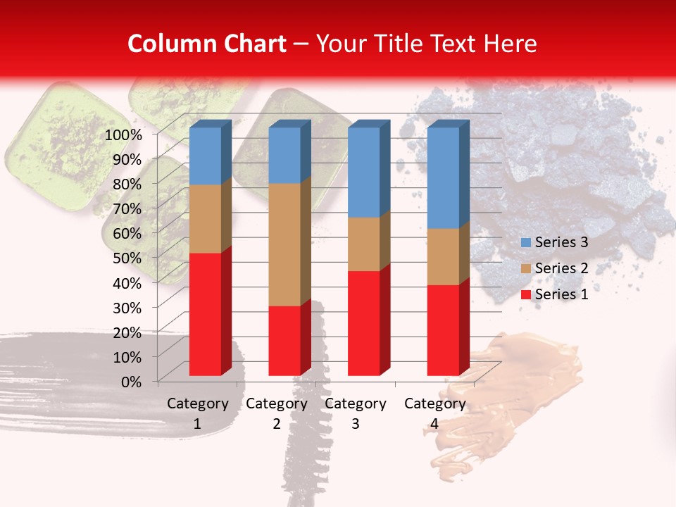 Make Lipstick Mascara PowerPoint Template