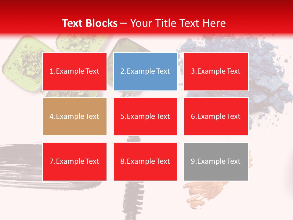 Make Lipstick Mascara PowerPoint Template