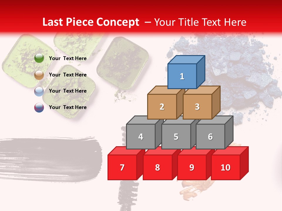 Make Lipstick Mascara PowerPoint Template