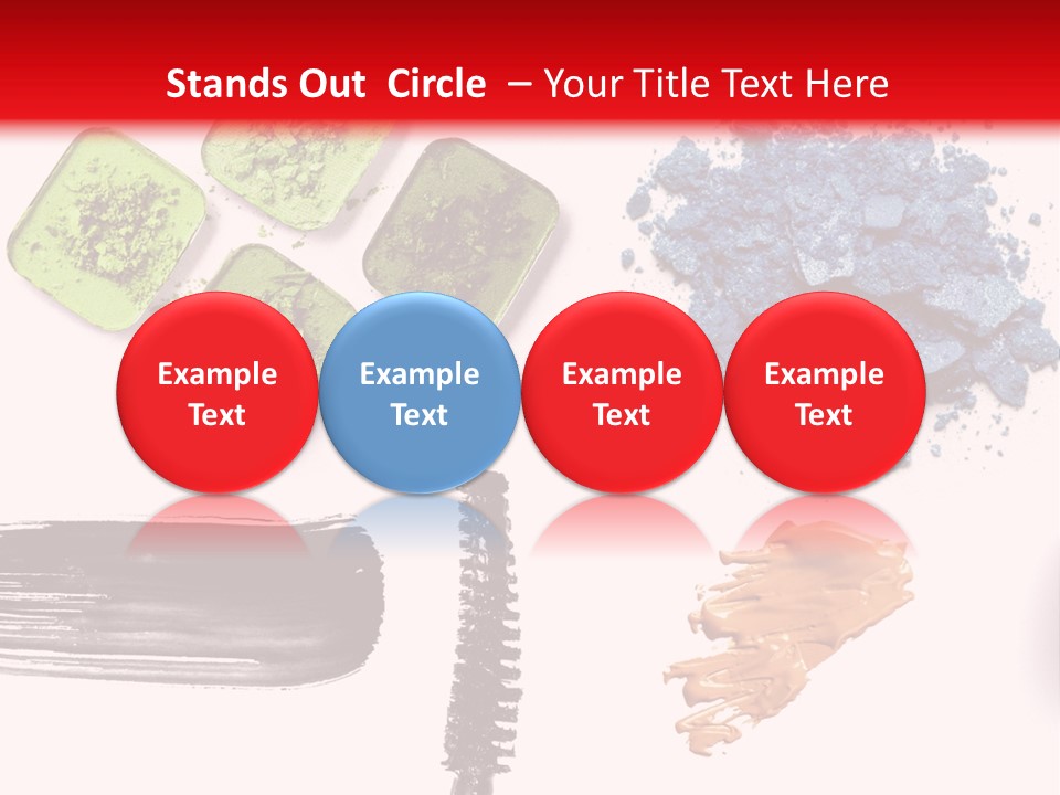 Make Lipstick Mascara PowerPoint Template