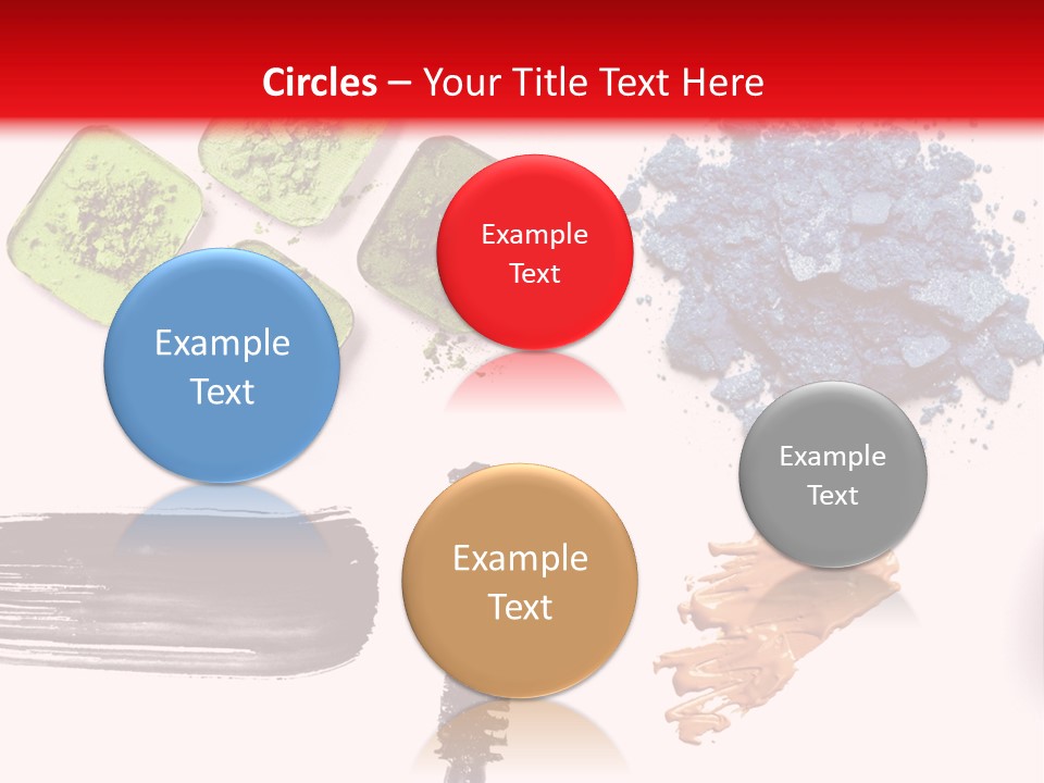 Make Lipstick Mascara PowerPoint Template