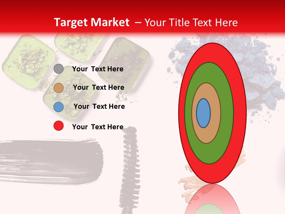 Make Lipstick Mascara PowerPoint Template