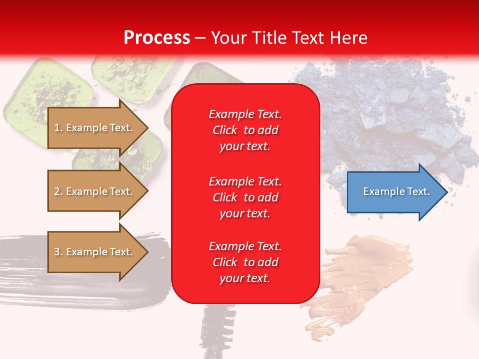 Make Lipstick Mascara PowerPoint Template