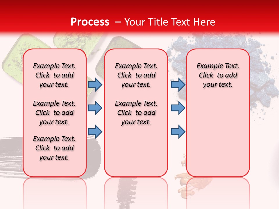 Make Lipstick Mascara PowerPoint Template