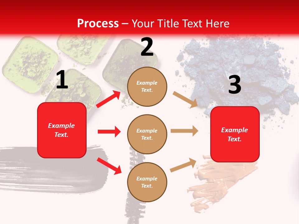 Make Lipstick Mascara PowerPoint Template
