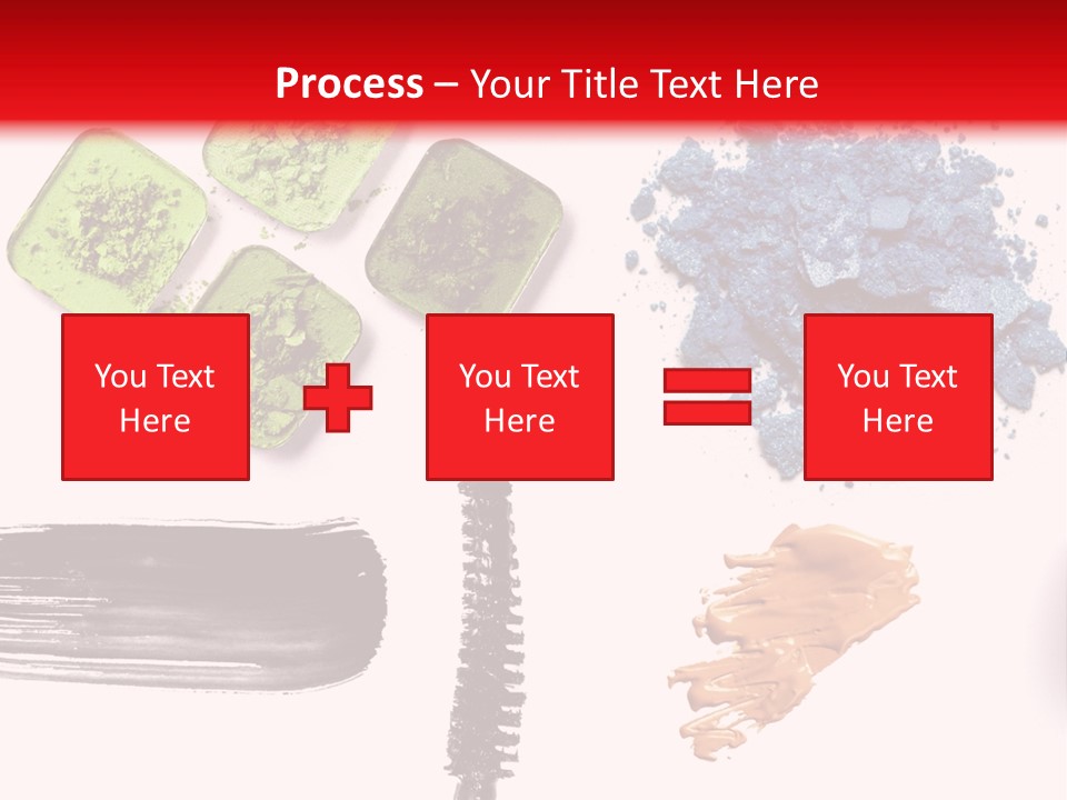 Make Lipstick Mascara PowerPoint Template