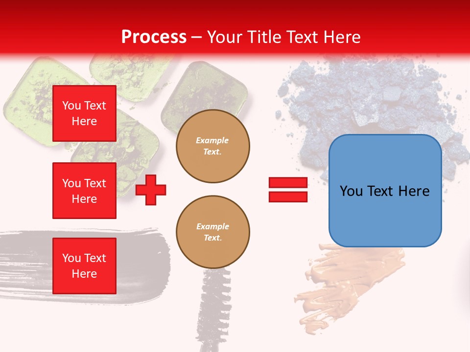Make Lipstick Mascara PowerPoint Template