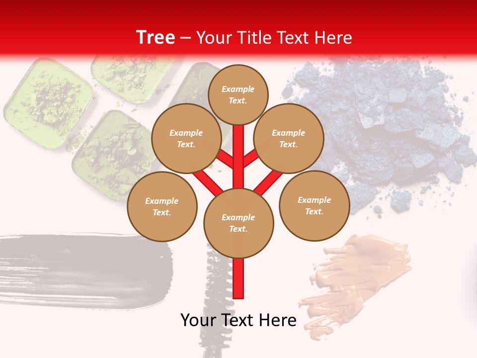 Make Lipstick Mascara PowerPoint Template