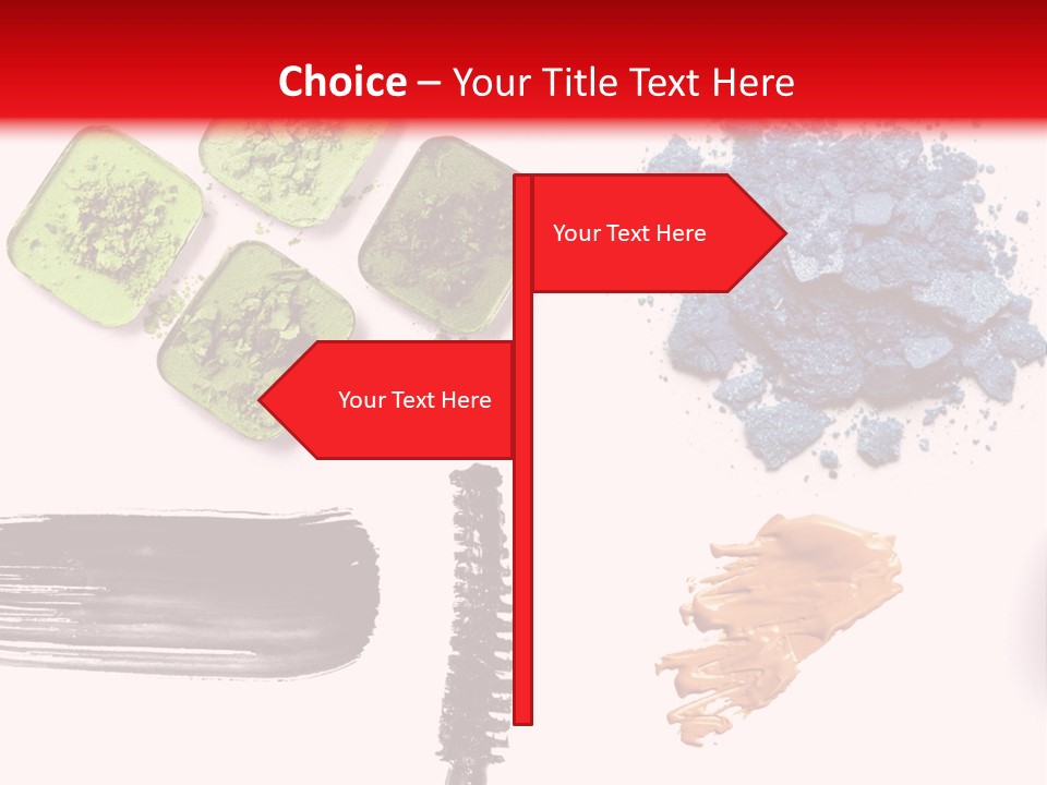 Make Lipstick Mascara PowerPoint Template