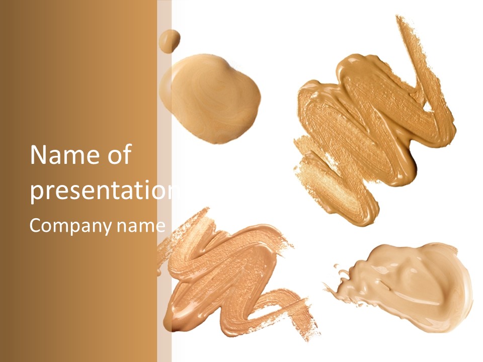 Beige Treatment Beauty PowerPoint Template