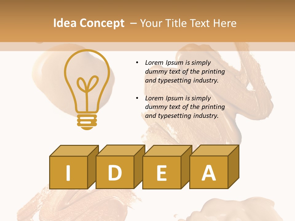 Beige Treatment Beauty PowerPoint Template