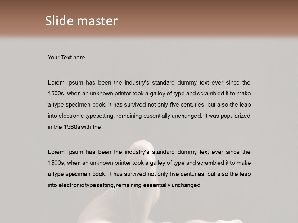 Concentration Health Person PowerPoint Template