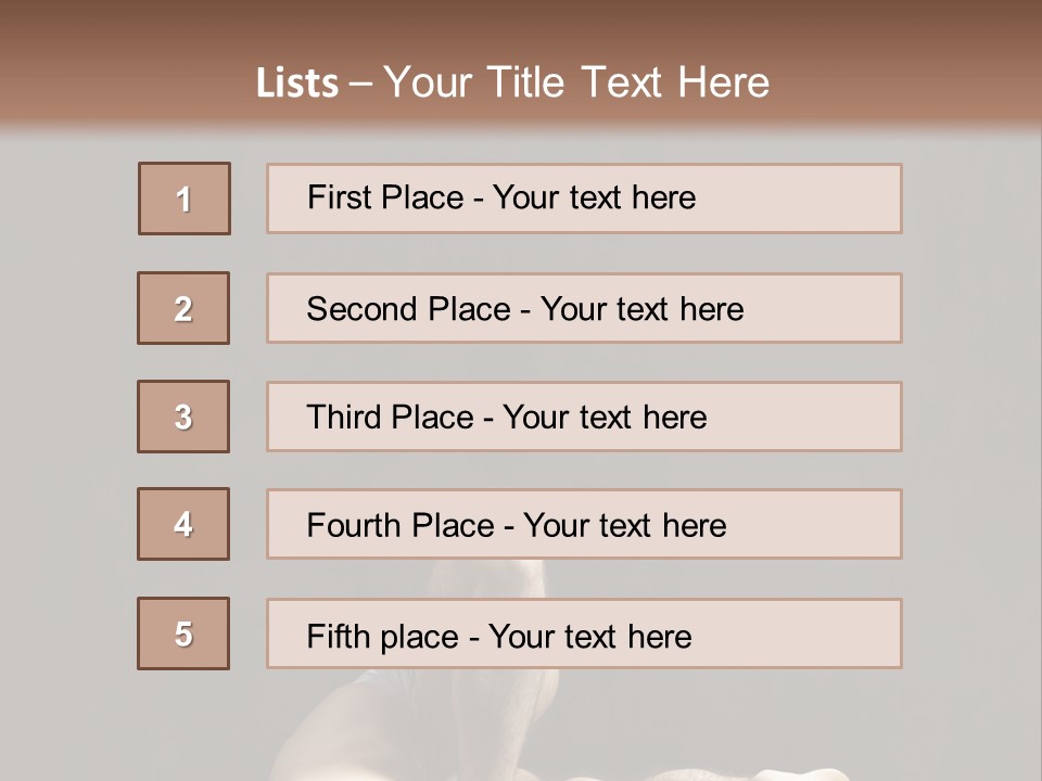 Concentration Health Person PowerPoint Template