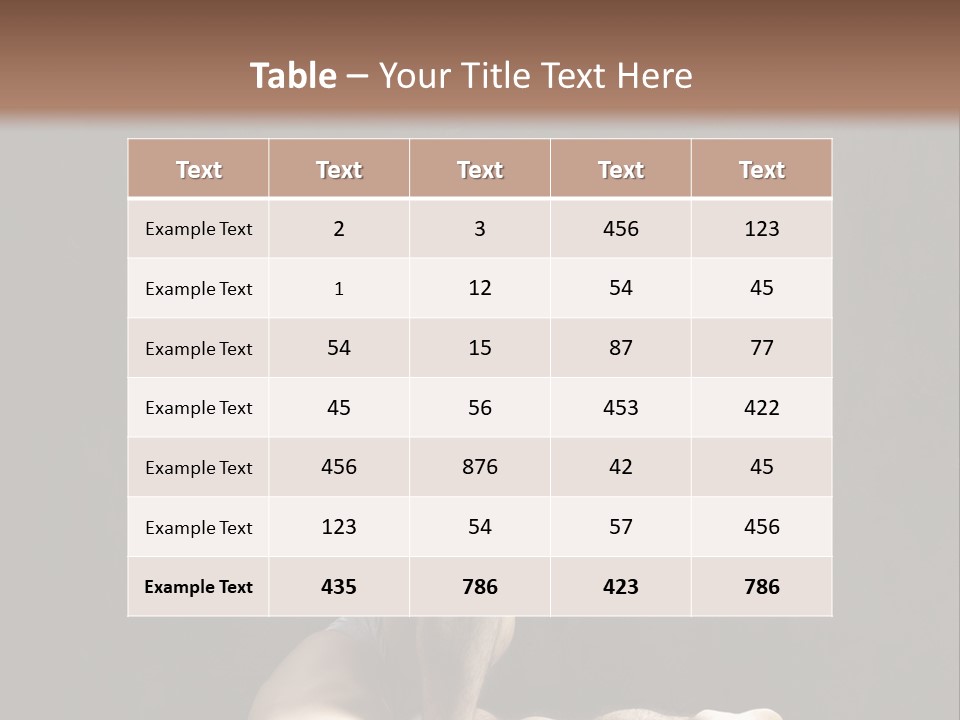 Concentration Health Person PowerPoint Template
