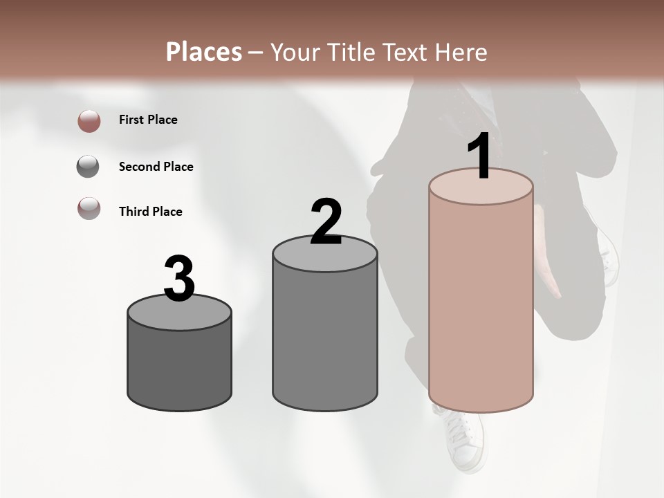 Posing Elegance Color PowerPoint Template