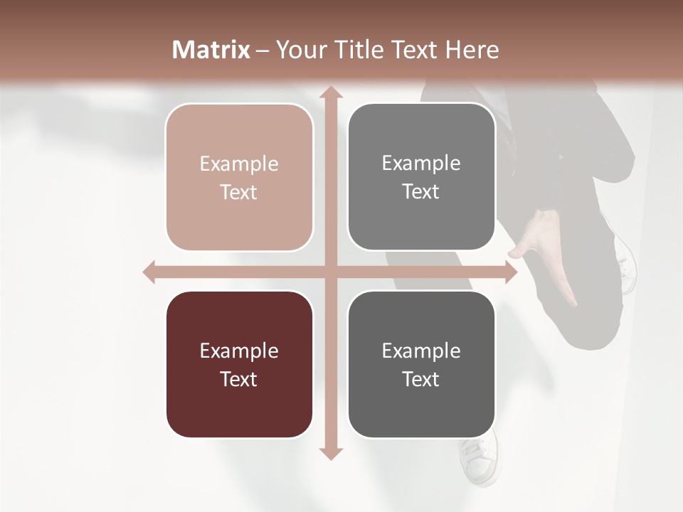 Posing Elegance Color PowerPoint Template