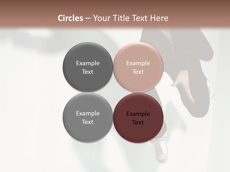 Posing Elegance Color PowerPoint Template