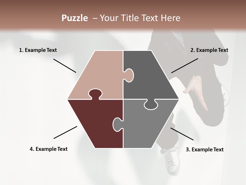 Posing Elegance Color PowerPoint Template