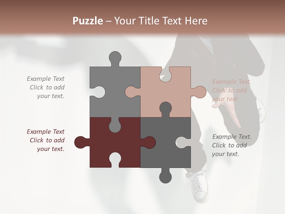 Posing Elegance Color PowerPoint Template